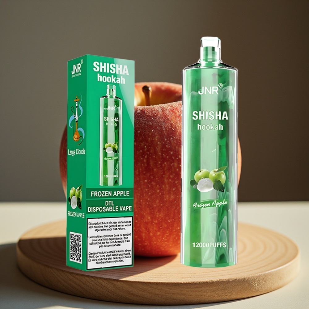 JNR Shisha Hookah 12000 Puffs Disposable Vape Bevroren Appel 750mAh Type-C