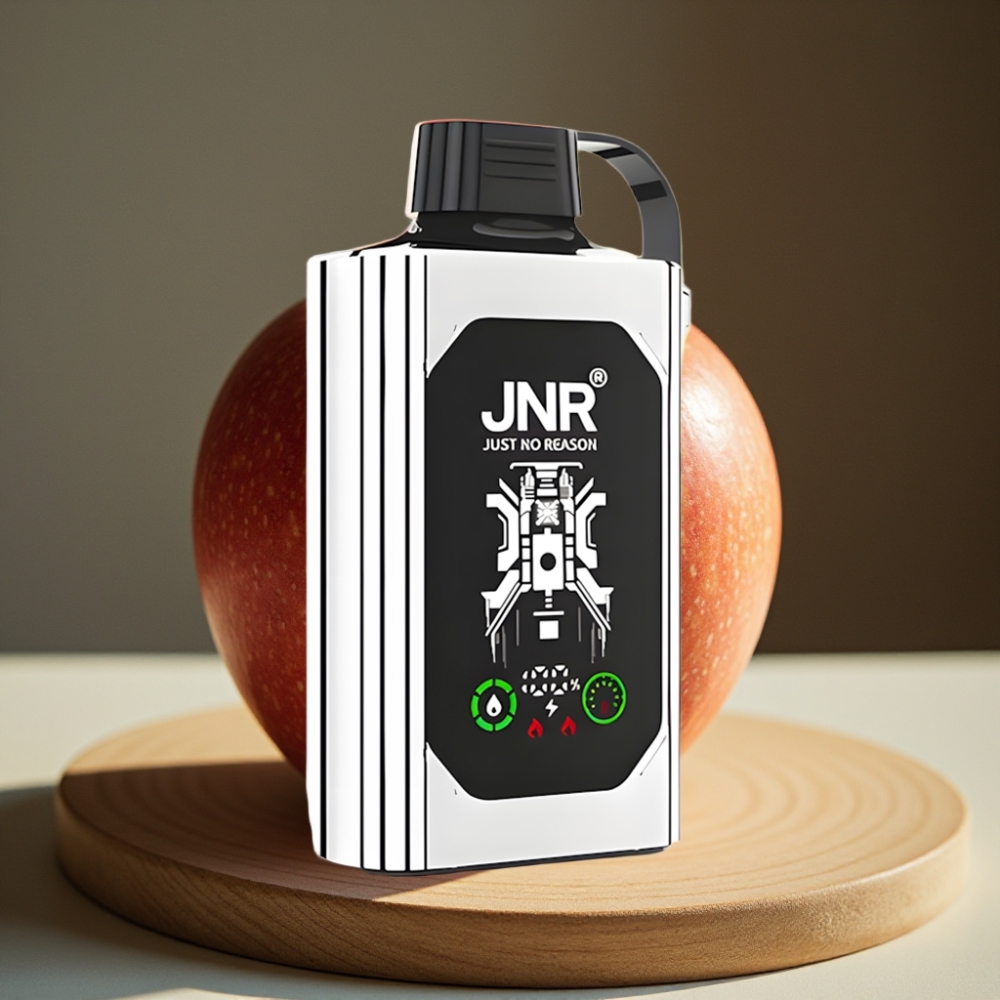 JNR Shisha Hookah Box 20500 Puffs Disposable Vape Dubbele Appel HD Display 1000mAh 25ml Dual Mesh Coil Type-C