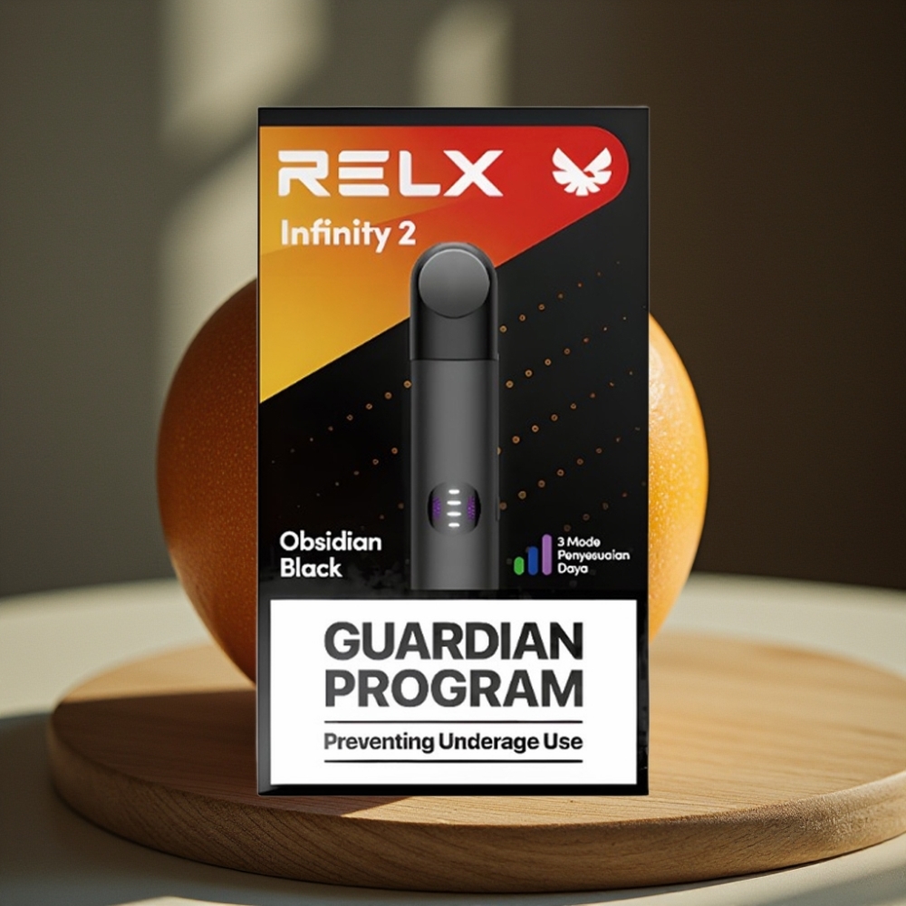 RELX Infinity 2 600-650 Puffs 1.9 ml 440mAh USB-C Donkere Asteroïde Vape Device