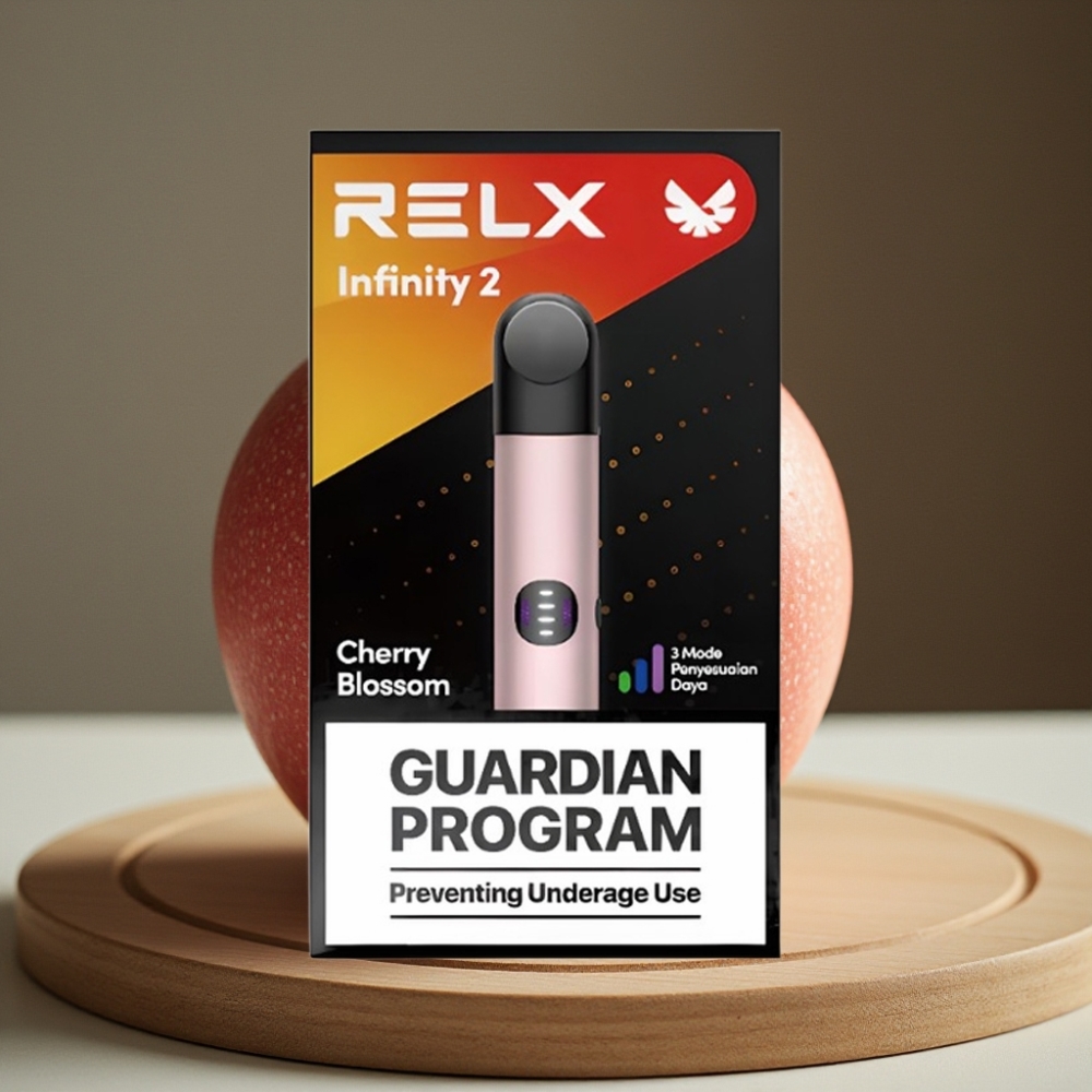 RELX Infinity 2 600-650 Puffs 1.9 ml Roze Vape Device Met Sleek Metallic Finish USB-C