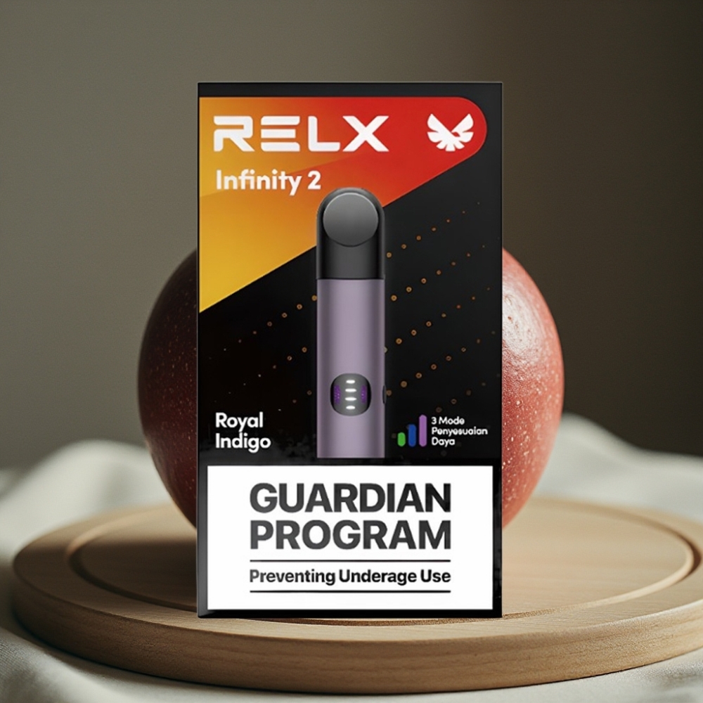 RELX Infinity 2 600-650 puffs 1,9 ml Koningsindigo Metallic USB-C 440mAh