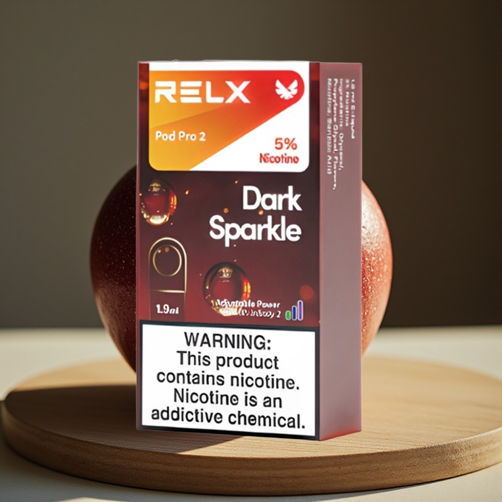 RELX Pod Pro 2 600 puffs 1.9ml 5% nicotine Donkere Glinstering 3 voltage aanpassingen