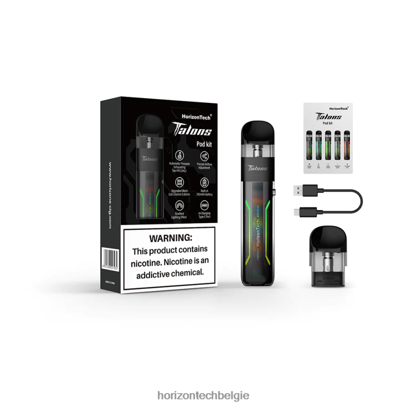 Horizontech België - HorizonTech Talons beginnerskit 2684P21 klassiek zwart