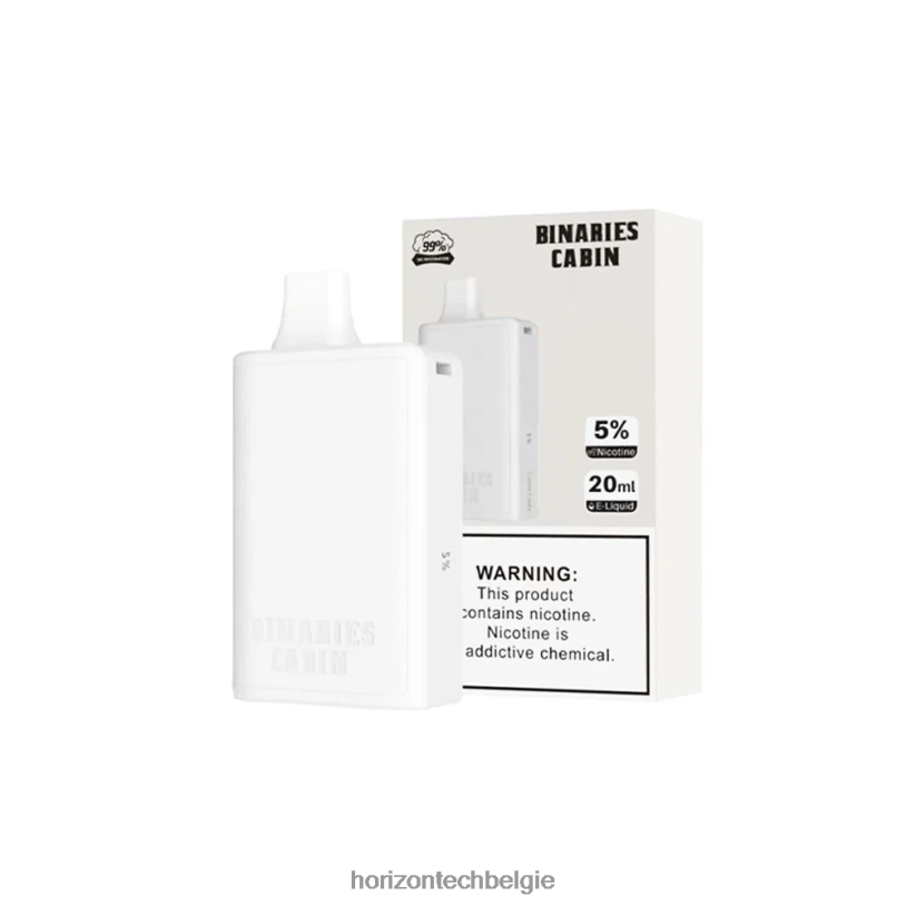 Horizontech België - HorizonTech Binaries Cabin wegwerp 20 ml 2684P81 duidelijk