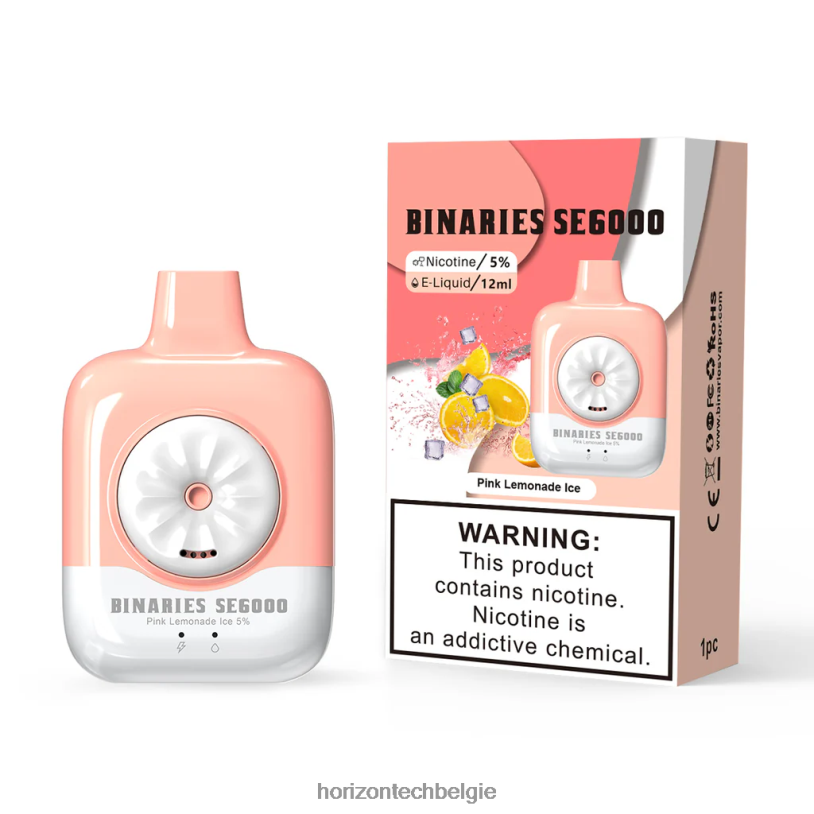 roze limonade-ijs