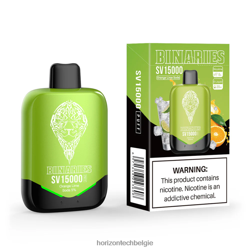Horizontech België - HorizonTech Binaries Cabin wegwerp sv 2684P91 sinaasappel-limoensoda
